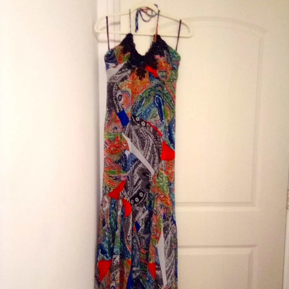 Boho/Hippie/Festival Halter Dress